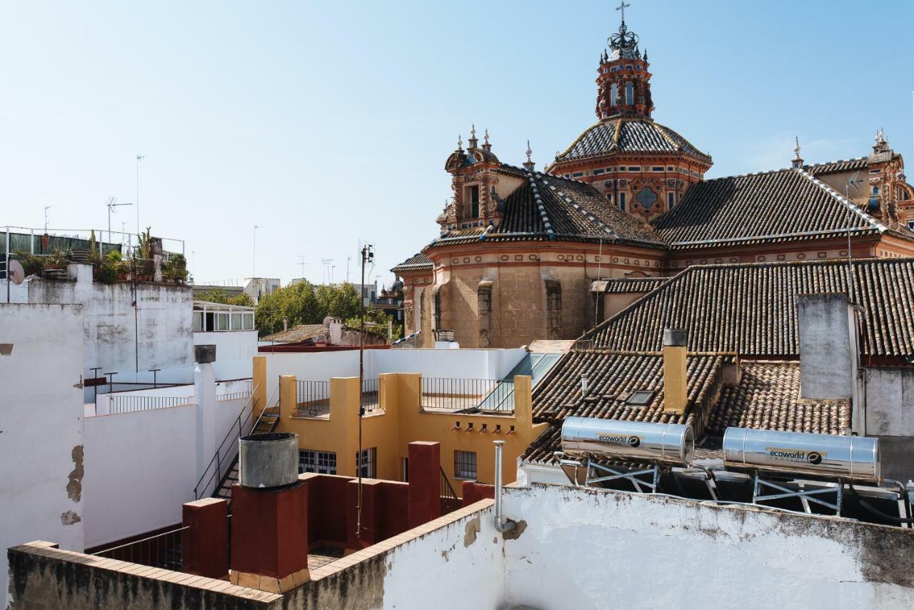 Apartamento Aitana, vistas Iglesia Magdalena desde Azotea Sevilla Exterior foto